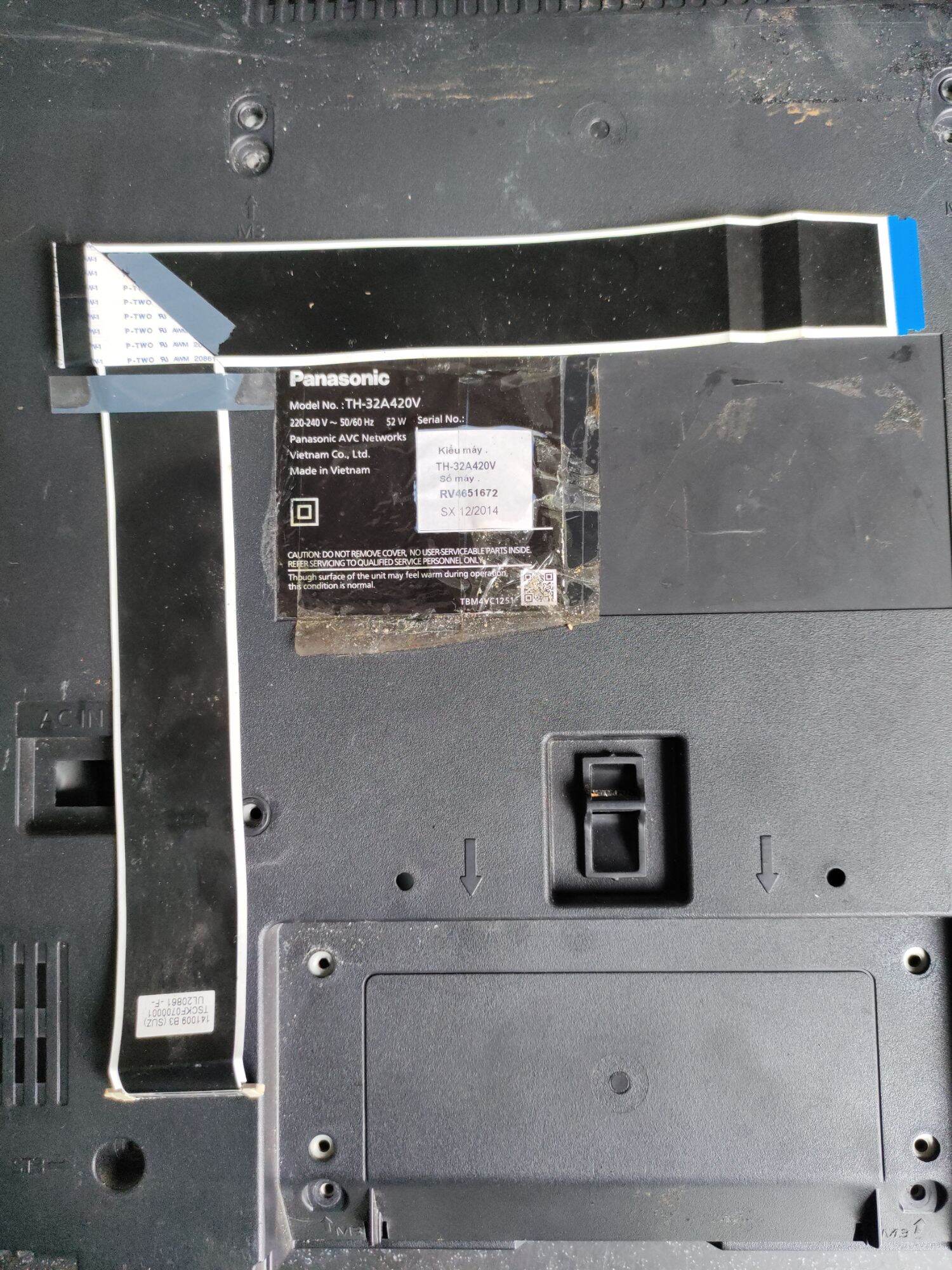 Cáp panel và mắt nhận tivi panasonic th-32a420v