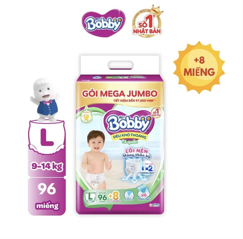 Tả quần bobby l96 + 8 miếng gạo non mới