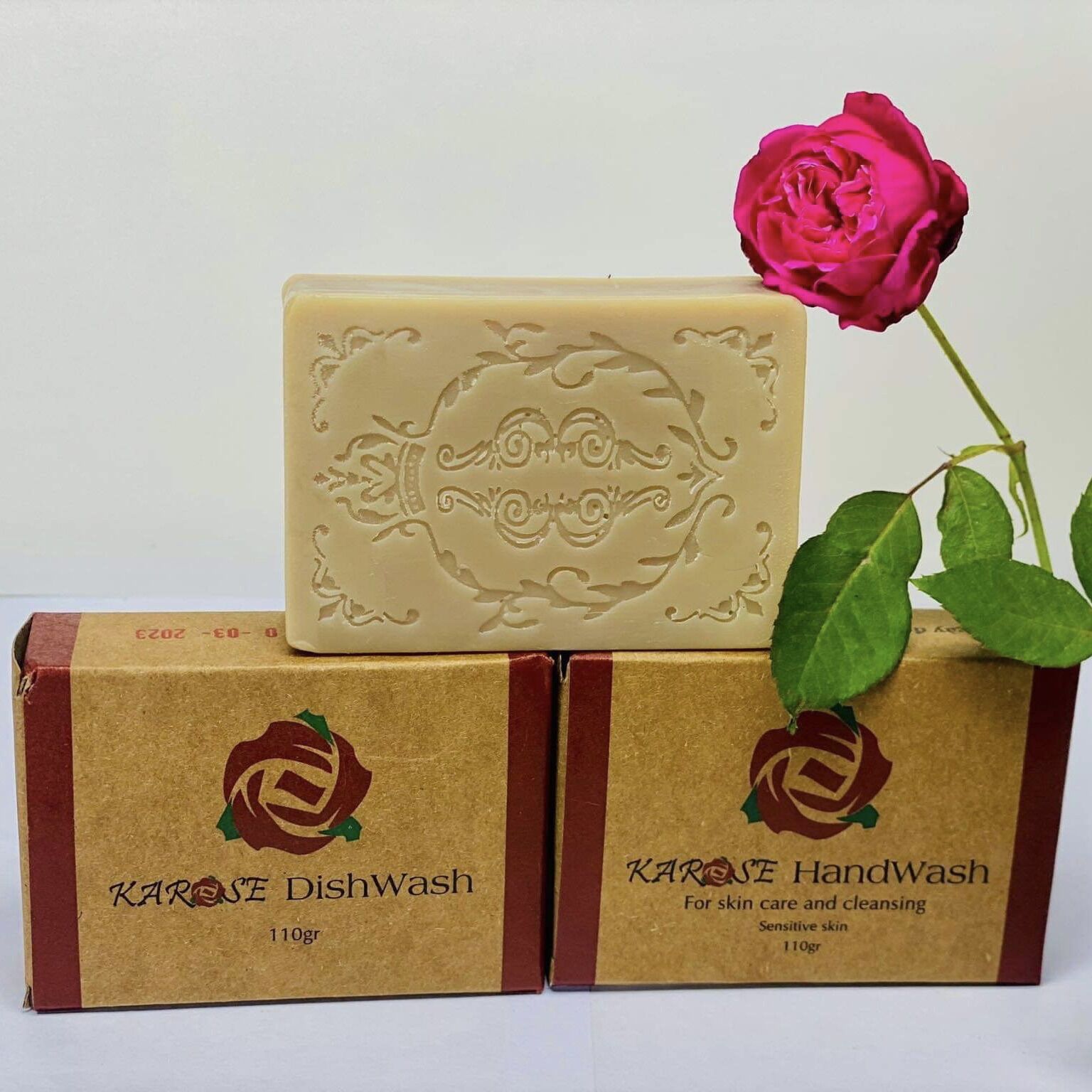 [Combo 3 bánh]Sáp Rửa Tay Hữu Cơ Karose 110gr/bánh