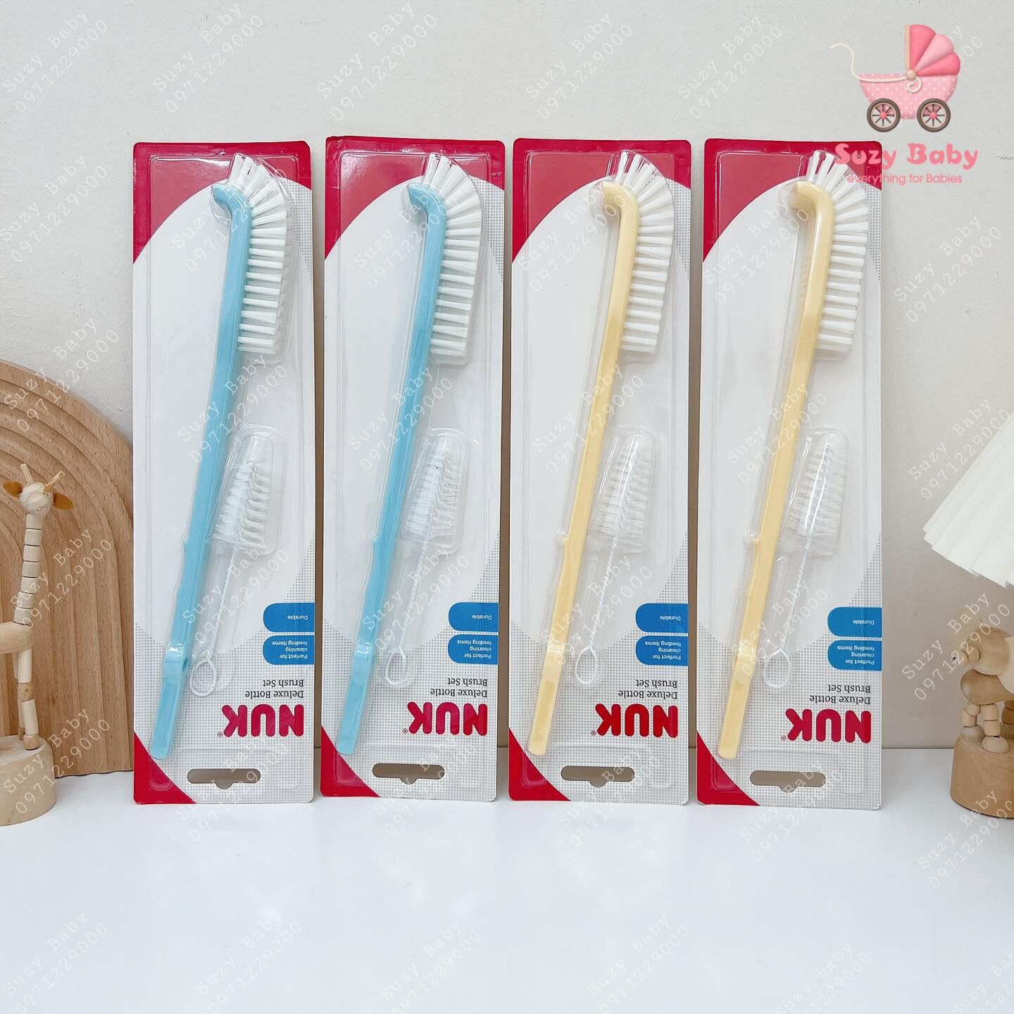 Bộ chổi cọ rửa bình sữa đa năng Nuk