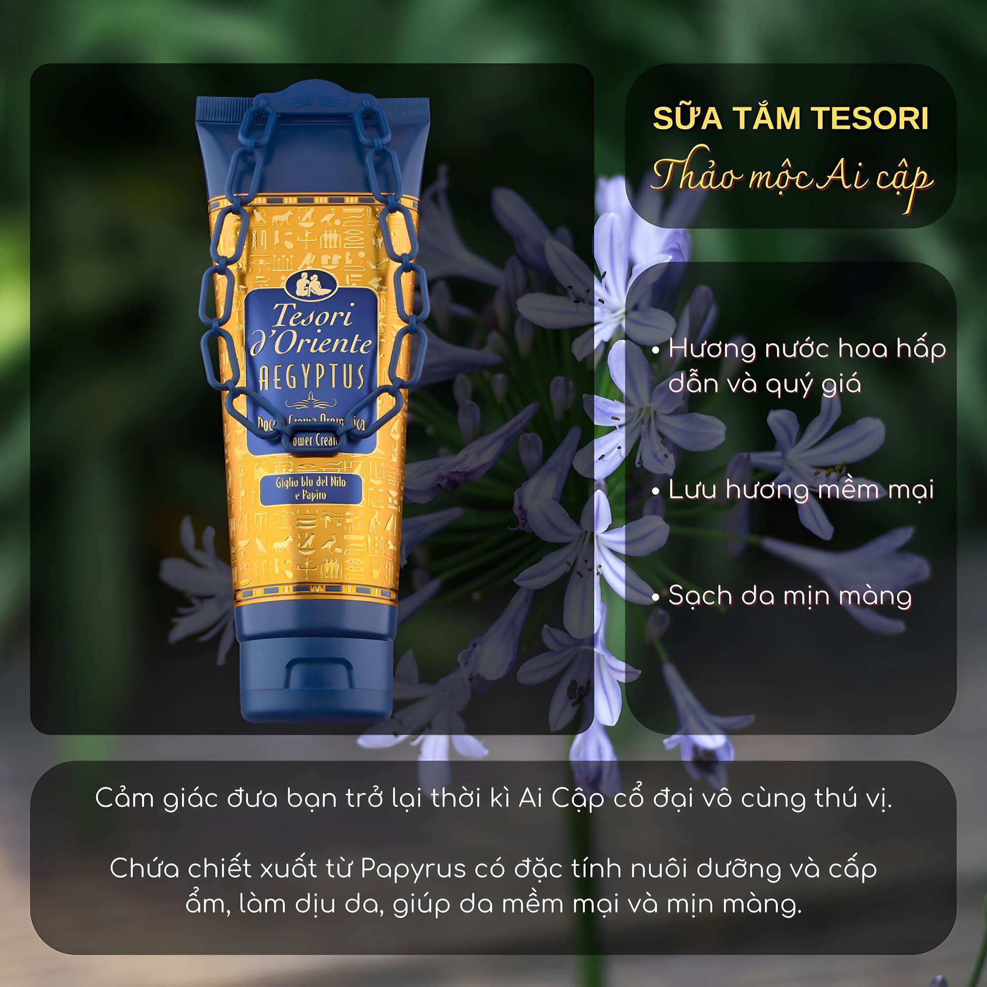Sữa Tắm Nước Hoa Tesori d'Oriente 250ml Shower Cream
