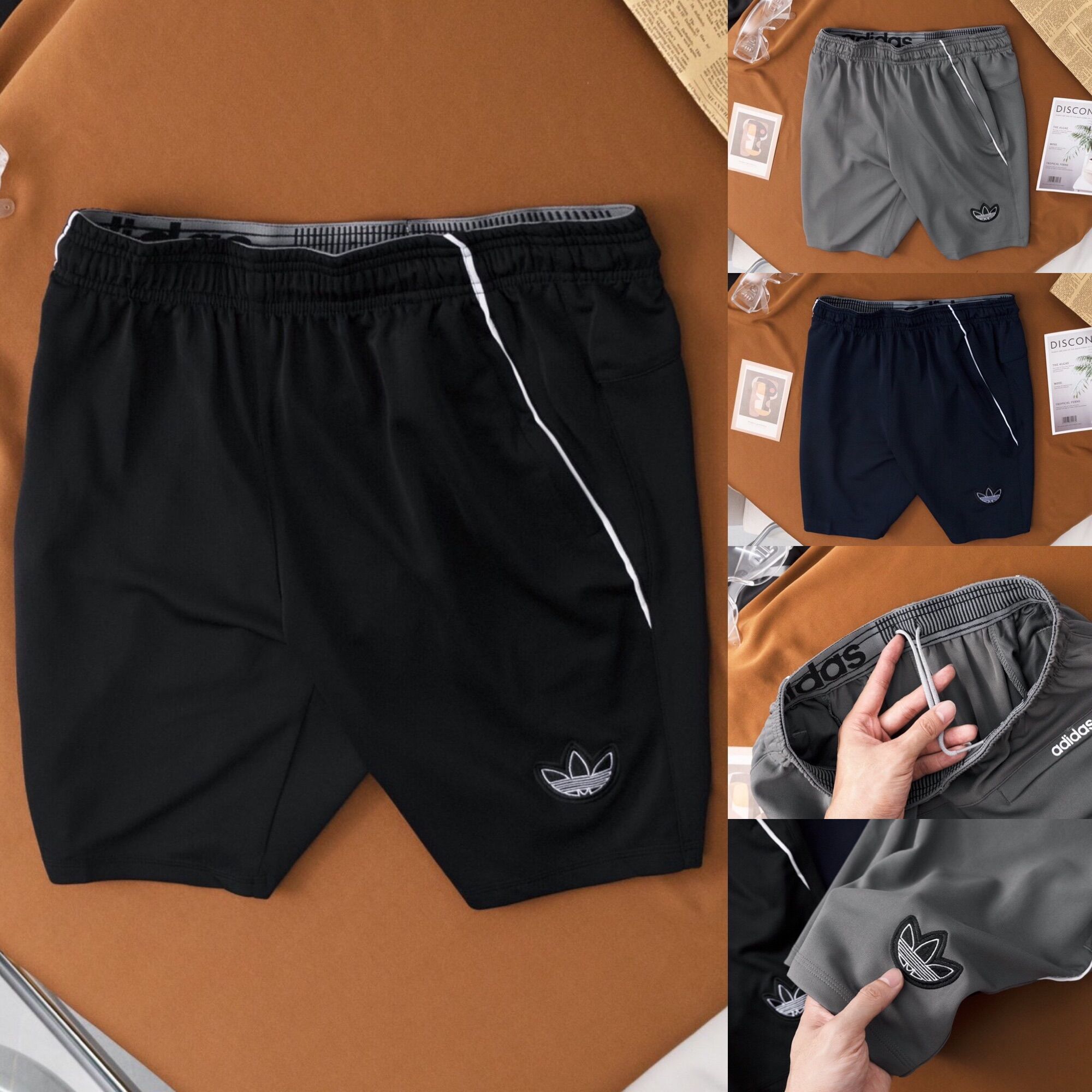 Quần Short Adidass poly dư xịn full tem tag
