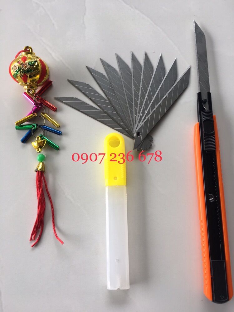 Dao rọc giấy mini Kapusi, lưỡi dao rọc giấy 30 độ