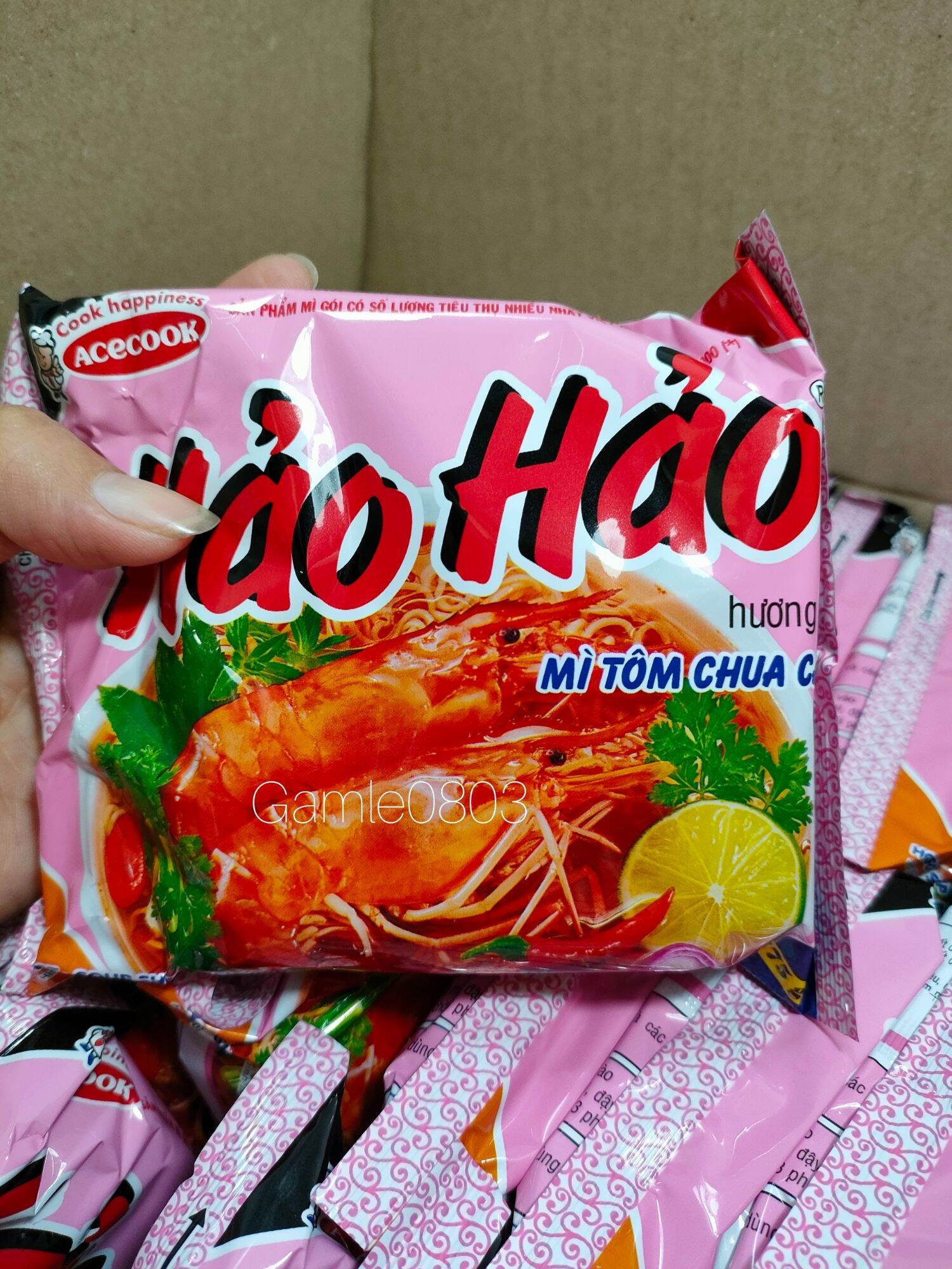 Hảo hảo tôm chua cay 1 thùng 30gói.