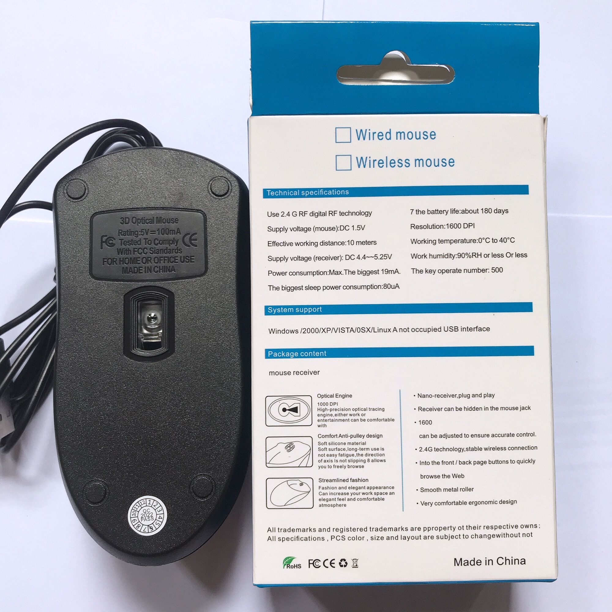 Chuột Máy Tính PC Laptop Có Dây Cổng Usb Giá Rẻ