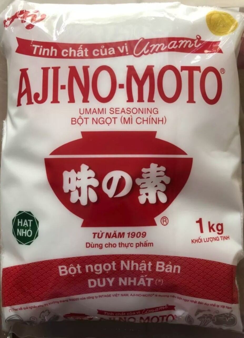 Bột ngọt hạt lớn Ajinomo Ajinomoto gói 1kg hạt lớn Ajinomoto gói 1kg