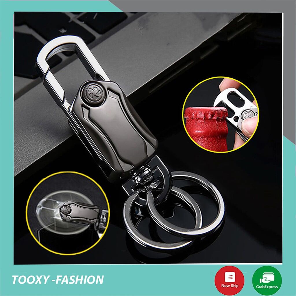 Móc khoá xe hơi cao cấp xoay 360 độ