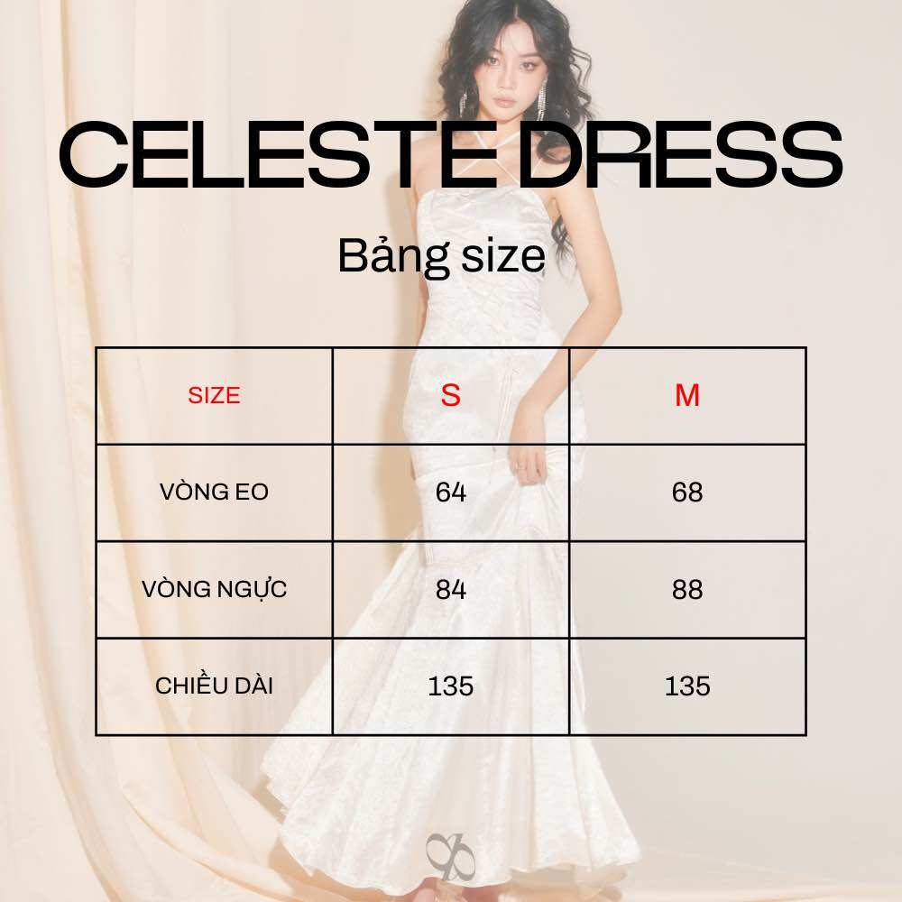 Đầm lụa dây chéo đuôi cá INTO.EIGHT thiết kế (Celeste Dress)