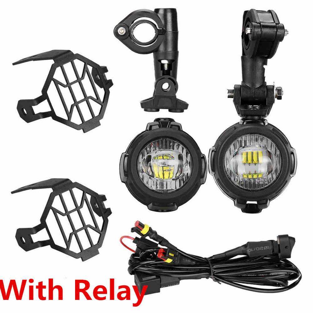 Xe máy đèn sơn mù phụ trợ đèn pha bmw r1200gs adv f800gs f700gs f650gs s1000xr k1600 đèn lái xe 40w, đèn xe máy lắp ráp đèn pha