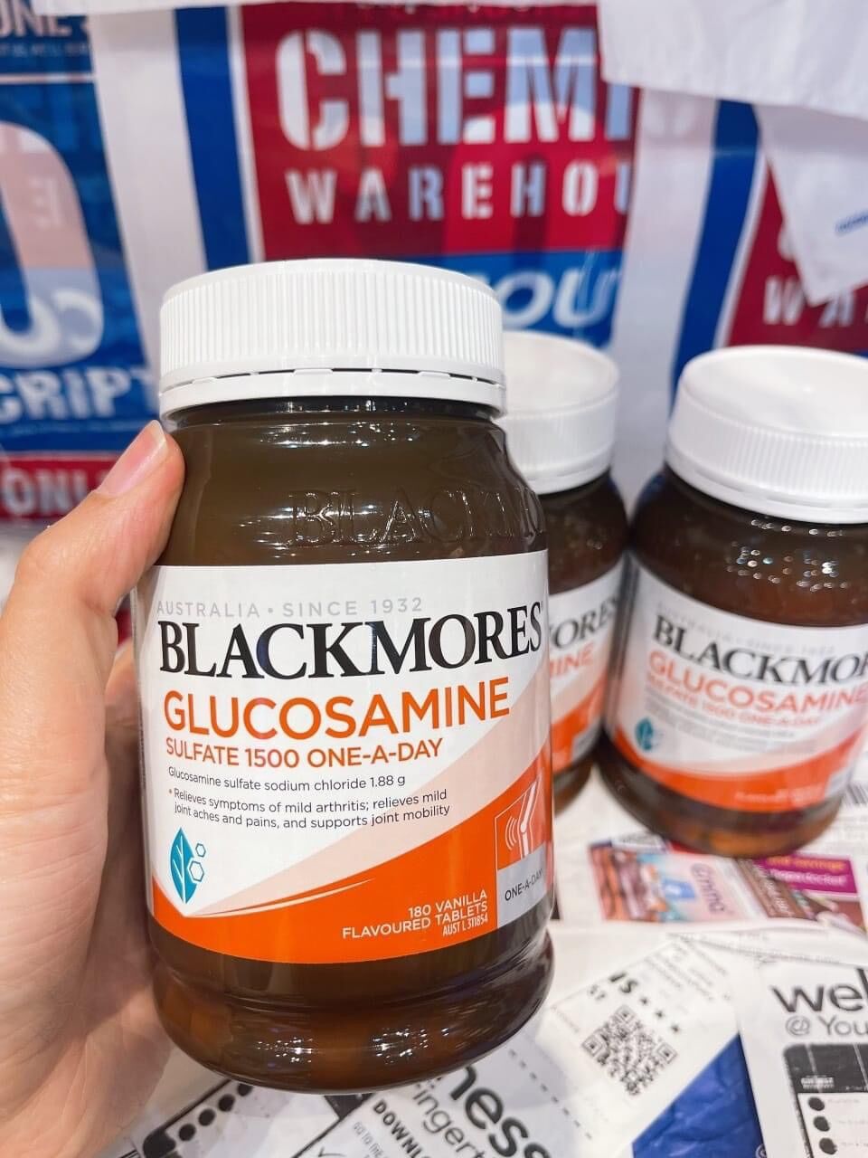 Blackmores Glucosamine Sulfate 1500mg Tablets 180 pack