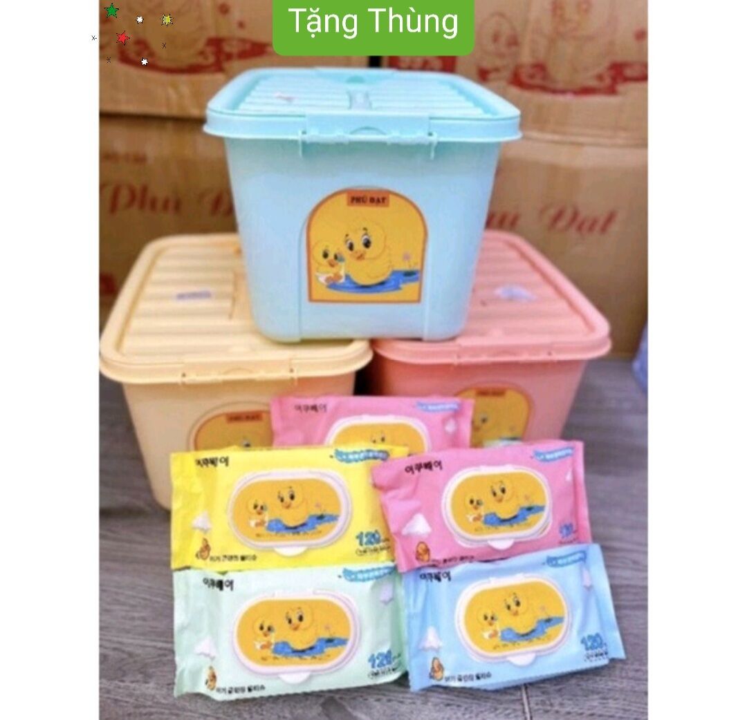 Khăn ướt 10 gói phú đạt chính hãng cty.