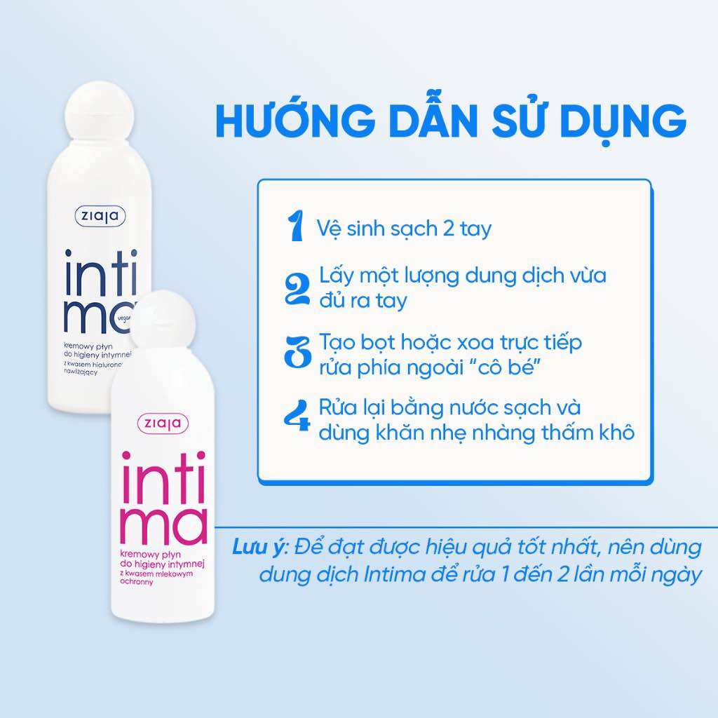 Dung dịch vệ sinh phụ nữ Intima Ziaja 200ml Ba Lan