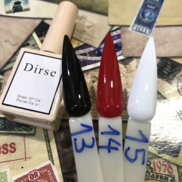Sơn gel Dirse đen trắng , nước gạo