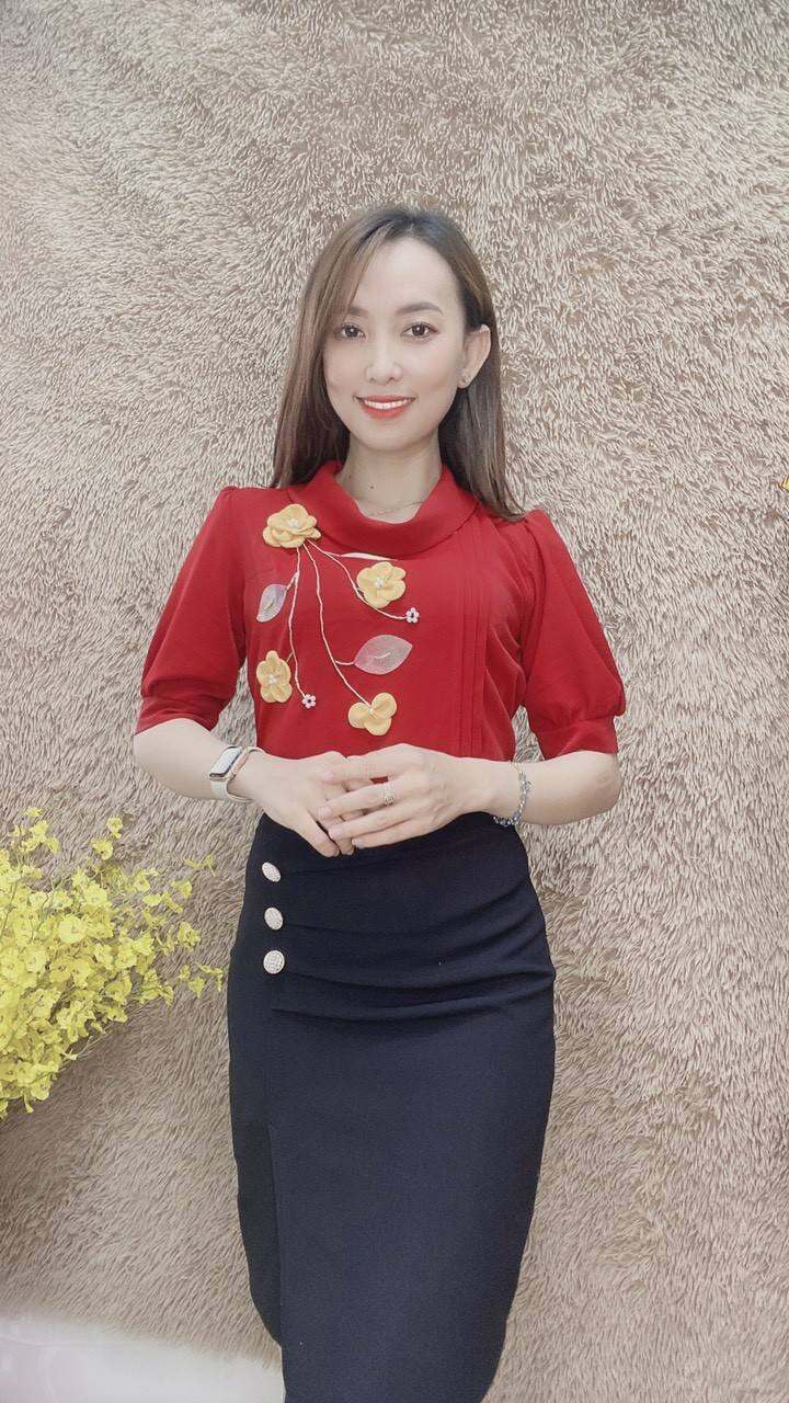 ÁO KIỂU NỮ - CÔNG SỞ ĐẸP - ÁO CỔ DÚN BÈO TAY LỠ -