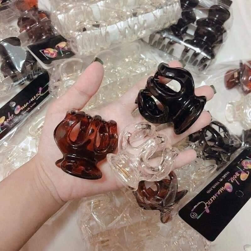 Sét 3 món kẹp tóc càng cua 3 màu khác nhau