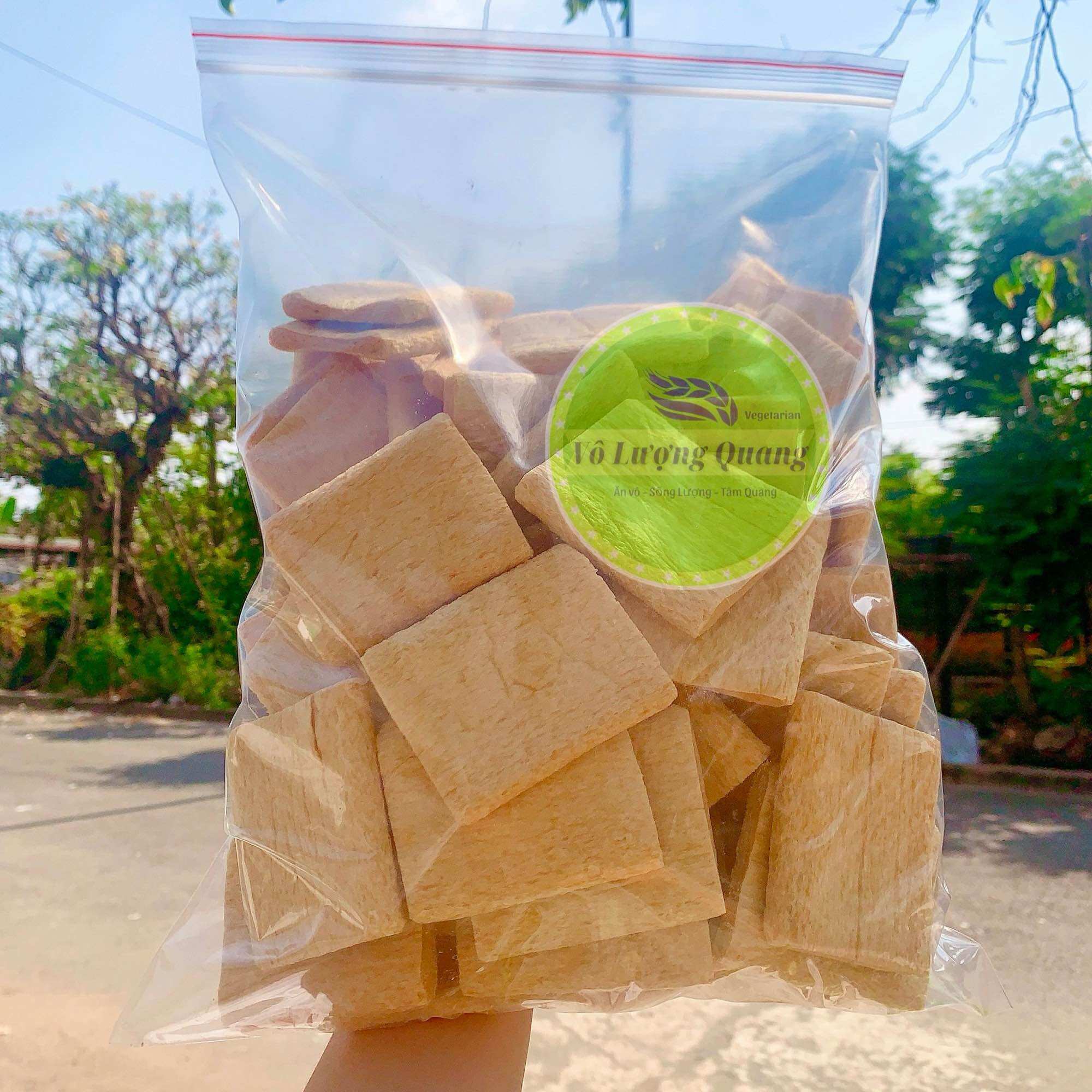 Sườn non chay 100g(Loại mỏng vàng) Cao Cấp Vô Lượng Quang