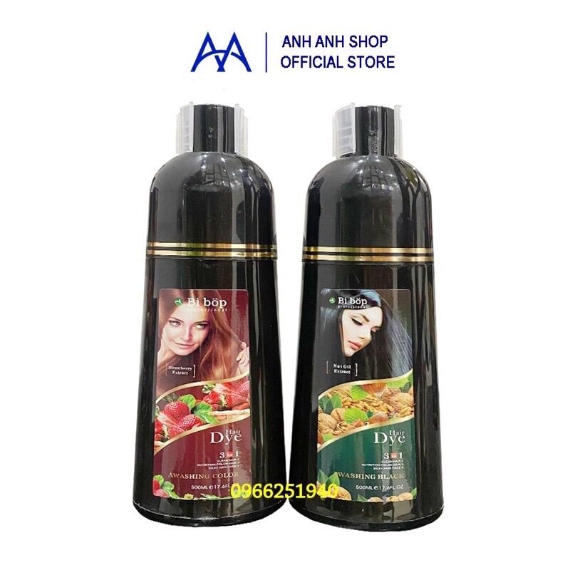 [CHÍNH HÃNG] DẦU GỘI NÂU TÓC BIBOP - PHỦ BẠC PHỦ NHUỘM CAO CẤP