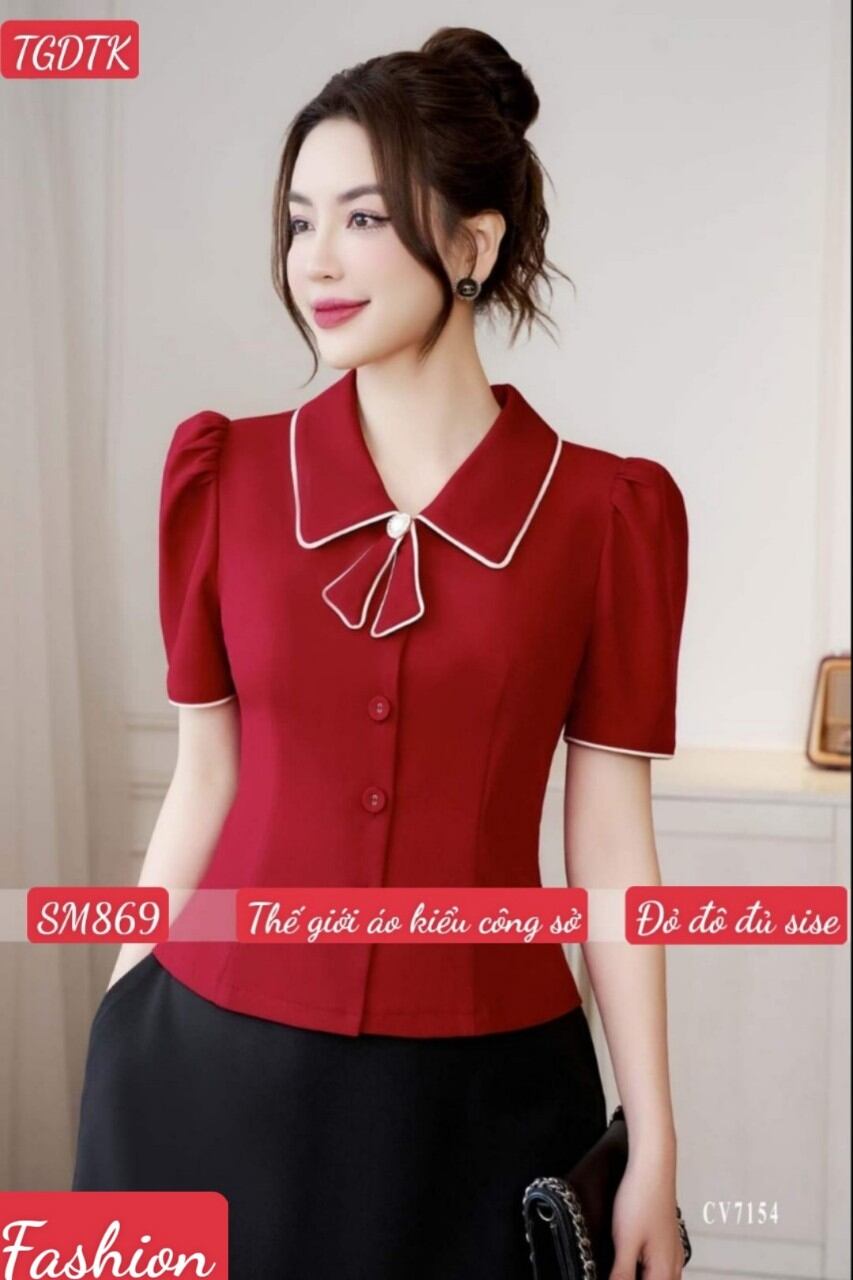 Áo kiểu công sở cao cấp