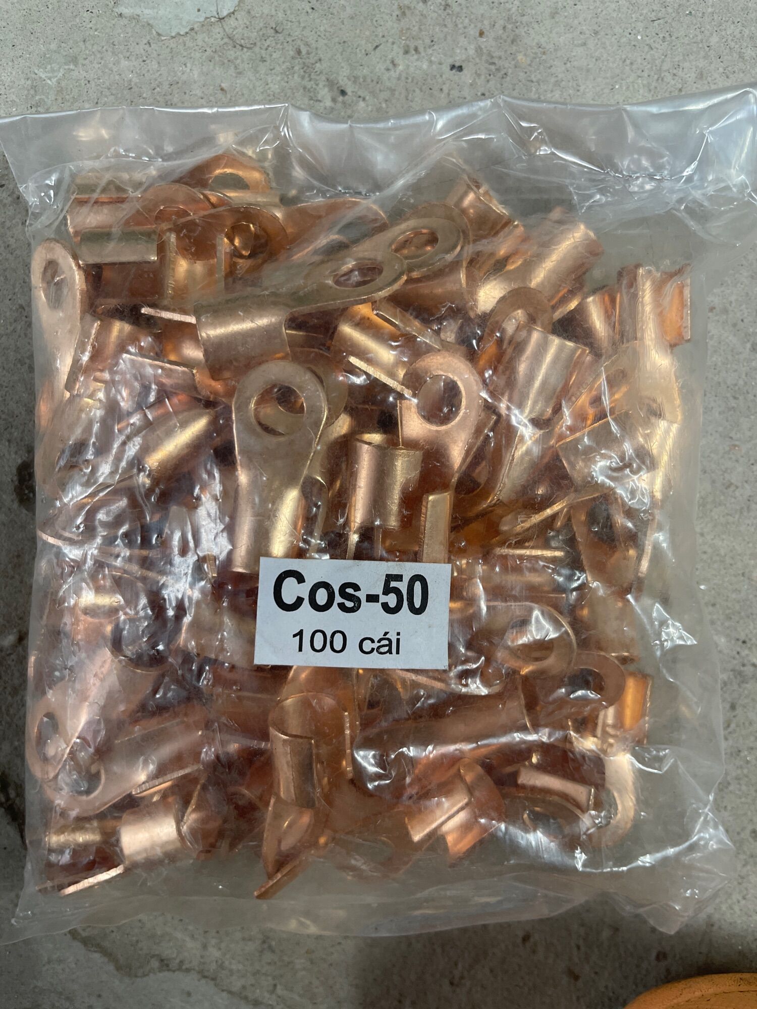 Combo 10 đầu cốt đồng 50 lỗ 10 hàng tại xưởng sx