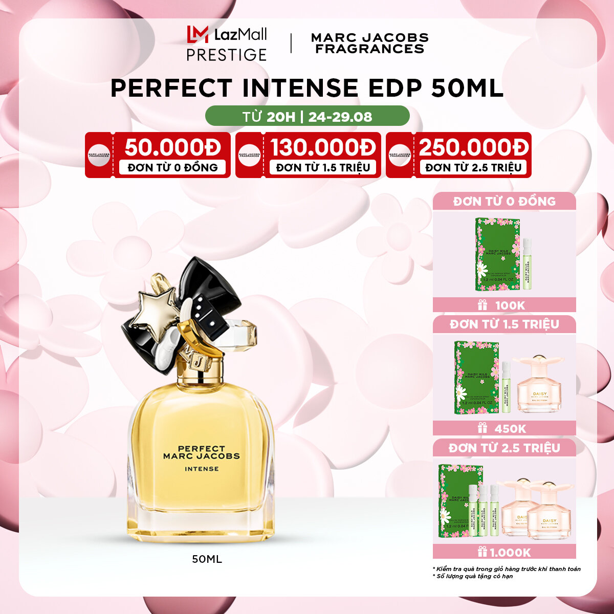 Nước hoa nữ marc jacobs perfect intense edp 50ml
