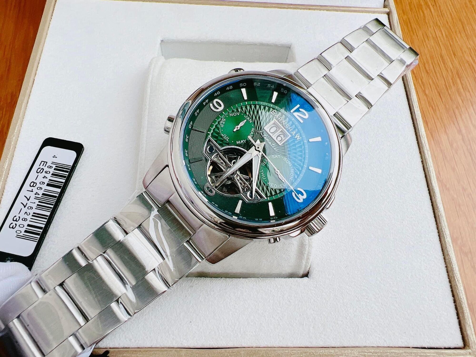 [Tặng Gói Bảo Hàng Vàng] ĐỒNG HỒ NAM CHÍNH HÃNG Thomas Earnshaw ES-8177-33 Automatic