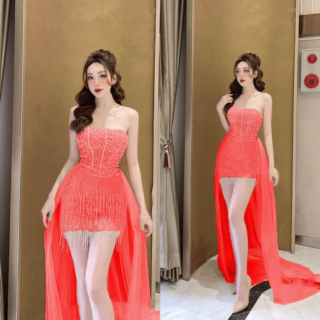 ĐẦM MAXI CUP ĐÍNH ĐÁ