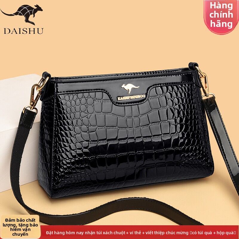 Kangaroo Leather Shoulder Bag Women's Crossbody Bag Soft Leather Single Shoulder Fashionable Bag for Middle-Aged Women Giá 827,000 Đồng*Miễn phí vận chuyển