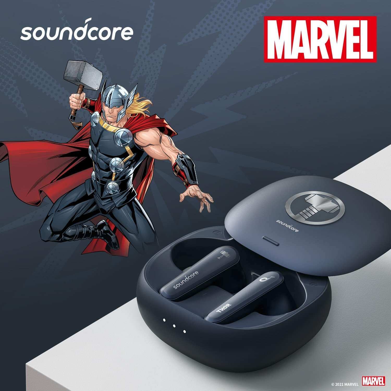TAI NGHE SOUNDCORE (BY ANKER) LIBERTY AIR 2 PRO MARVEL EDITION - A3951H
