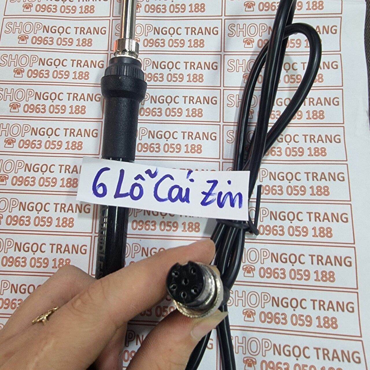 Tay Hàn 6 Lỗ Cái Zin Cho Máy Hàn