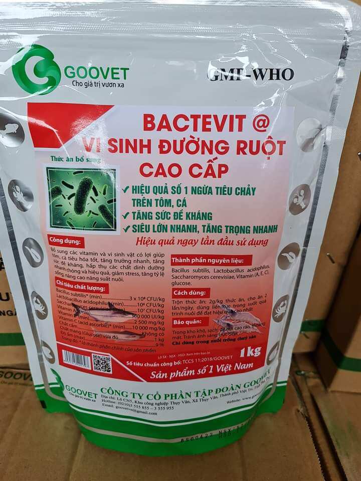 Vi sinh phòng phân trắng tôm 1kg