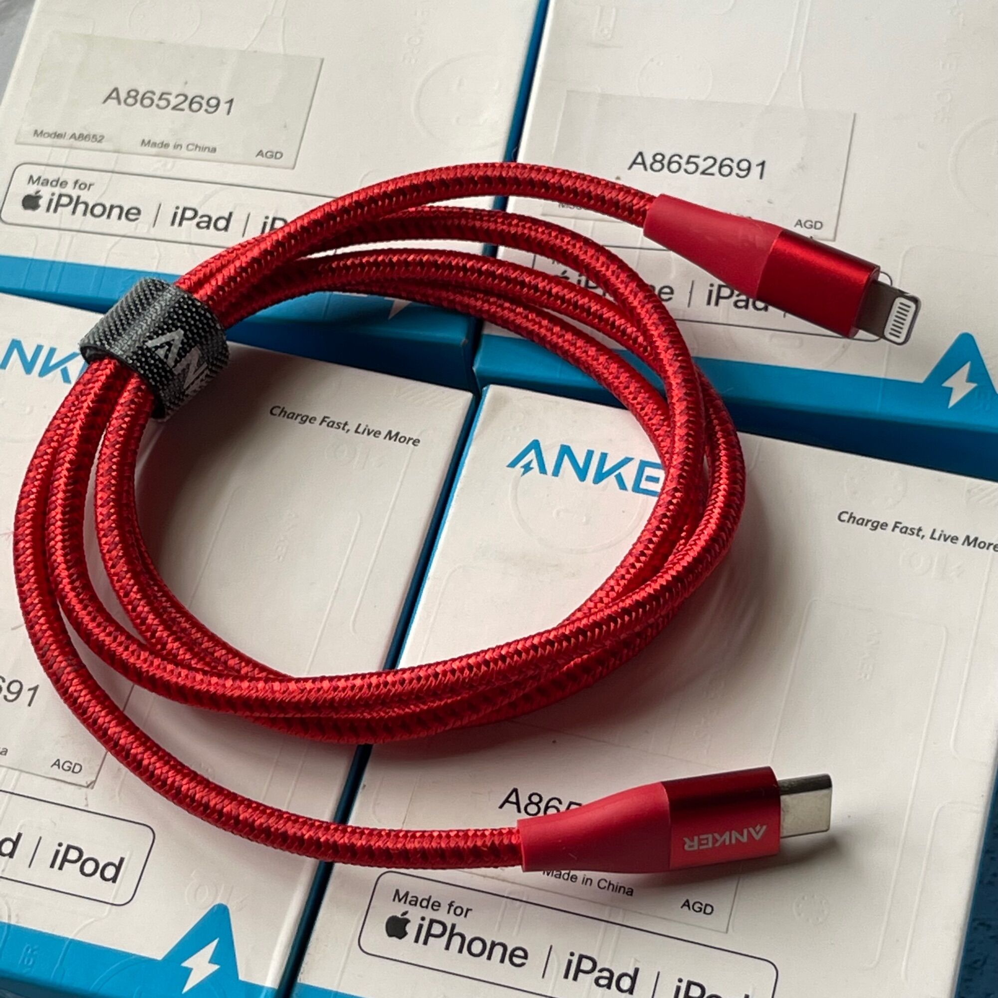 Cáp Anker A8652 Type C to Lightning 0.9m (New)