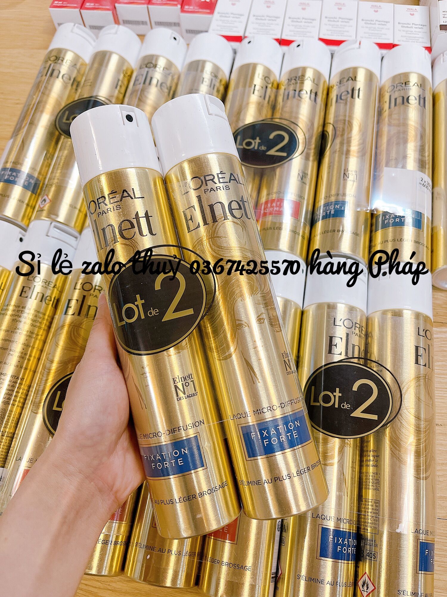 (Hàng Pháp săn sale ) Xịt dưỡng giữ nếp tóc L’oreal Elnett