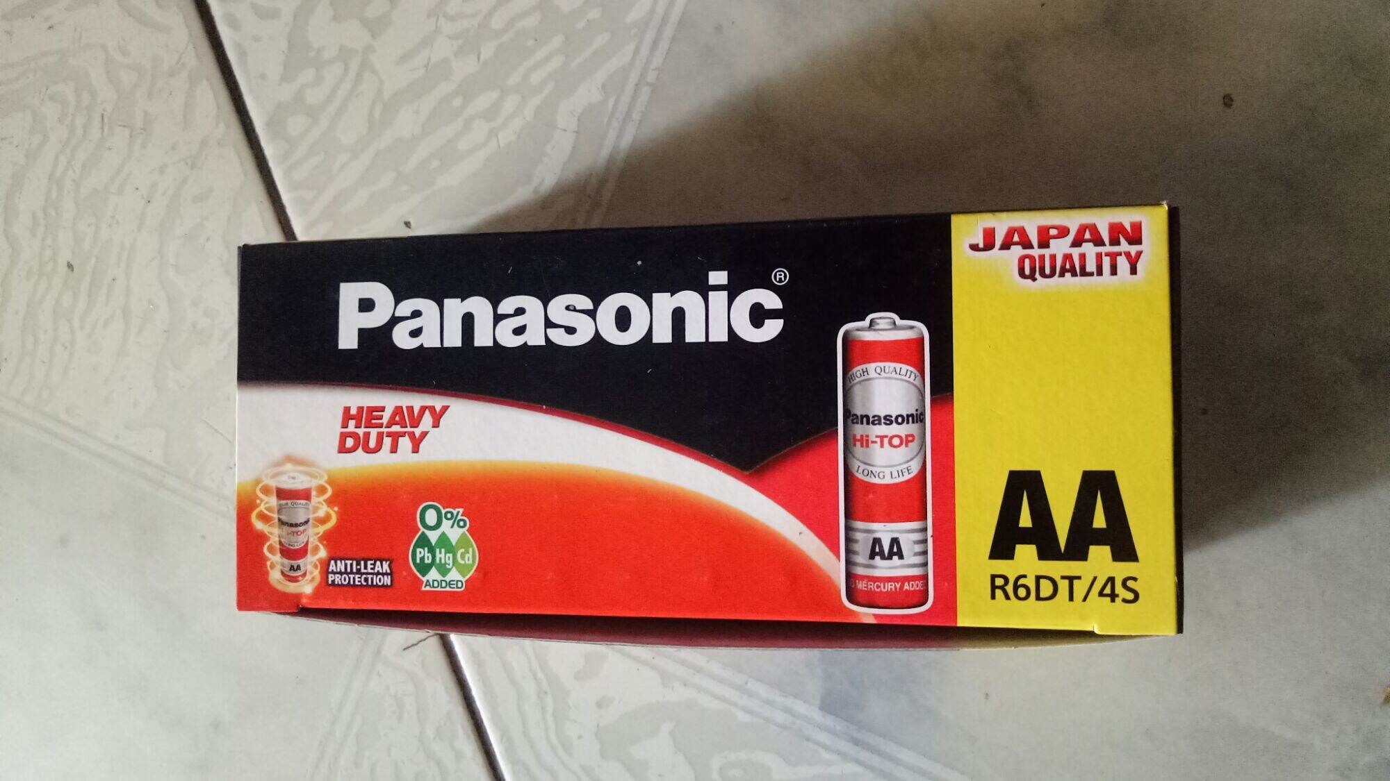 Pin AA panasonic JAPAN pin tiểu R6DT-4V ( vỉ 4 viên màu đỏ)