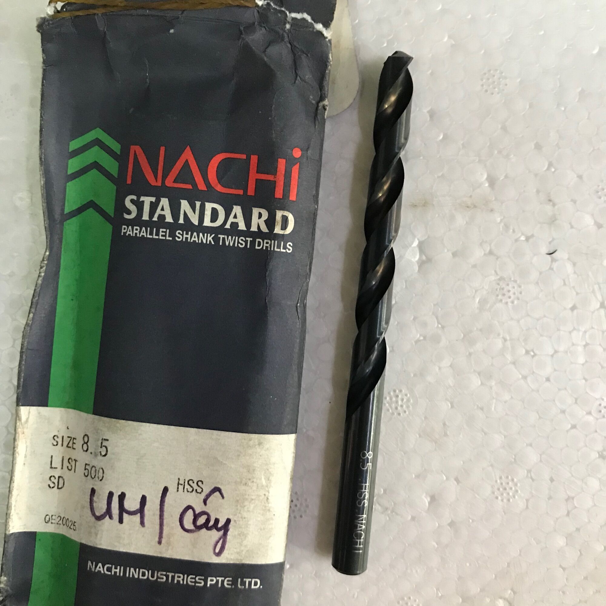 Mũi khoan sắt Nachi 8.5mm thương hiệu Nhật Bản