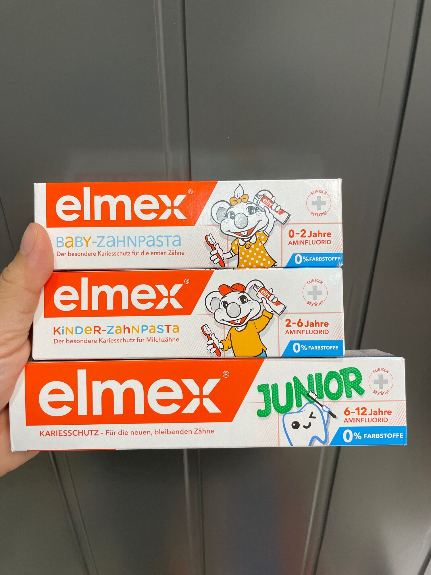 [Bill Đức] Kem đánh răng Elmex Junior cho bé từ 6 đến 12 tuổi 75ml