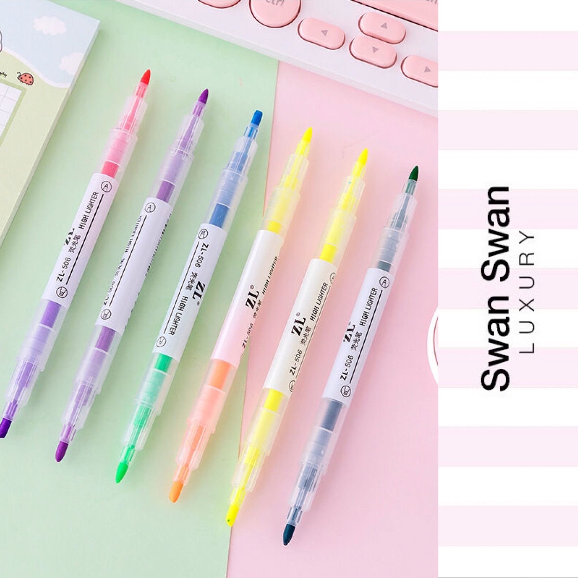 Set 12 Bút Dạ Quang Màu Sắc Đẹp