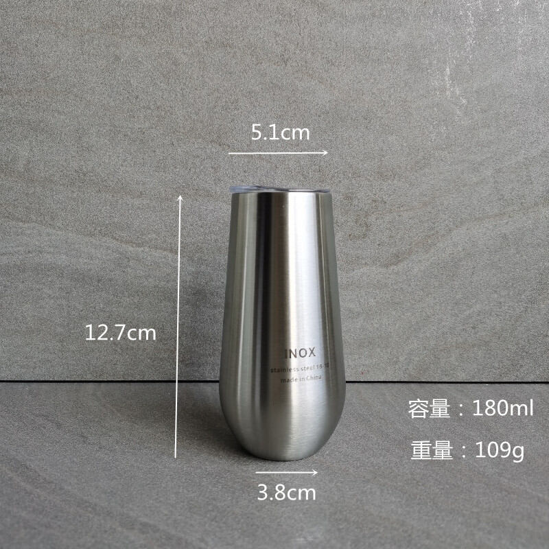 Cốc cà phê inox 316 xuất khẩu đức cốc tiện cầm tay dung tích nhỏ cốc cách nhiệt cốc champagne cốc vỏ trứng cốc trà