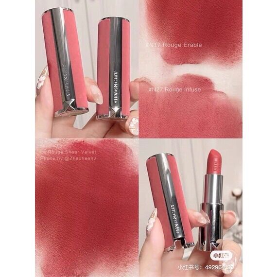 (Chính Hãng) Son Givenchy Vỏ Hồng mới 2022 Đủ Màu Siêu Đẹp