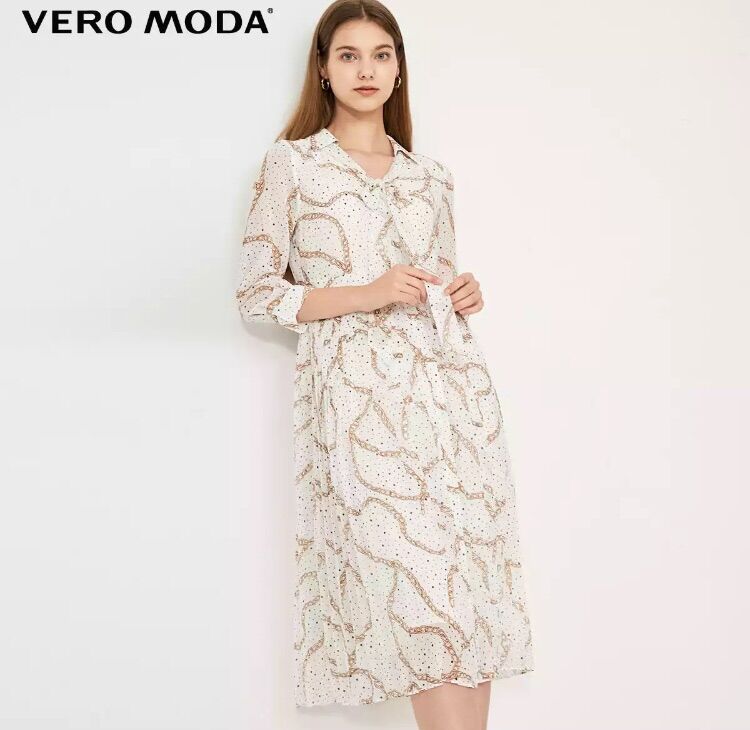 Đầm sơ mi thắt nơ vero moda cao cấp