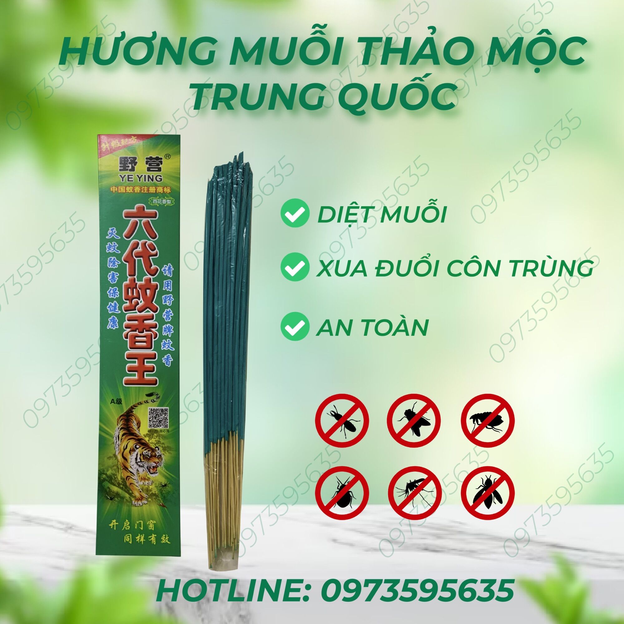 Nhang muỗi, hương muỗi an toàn