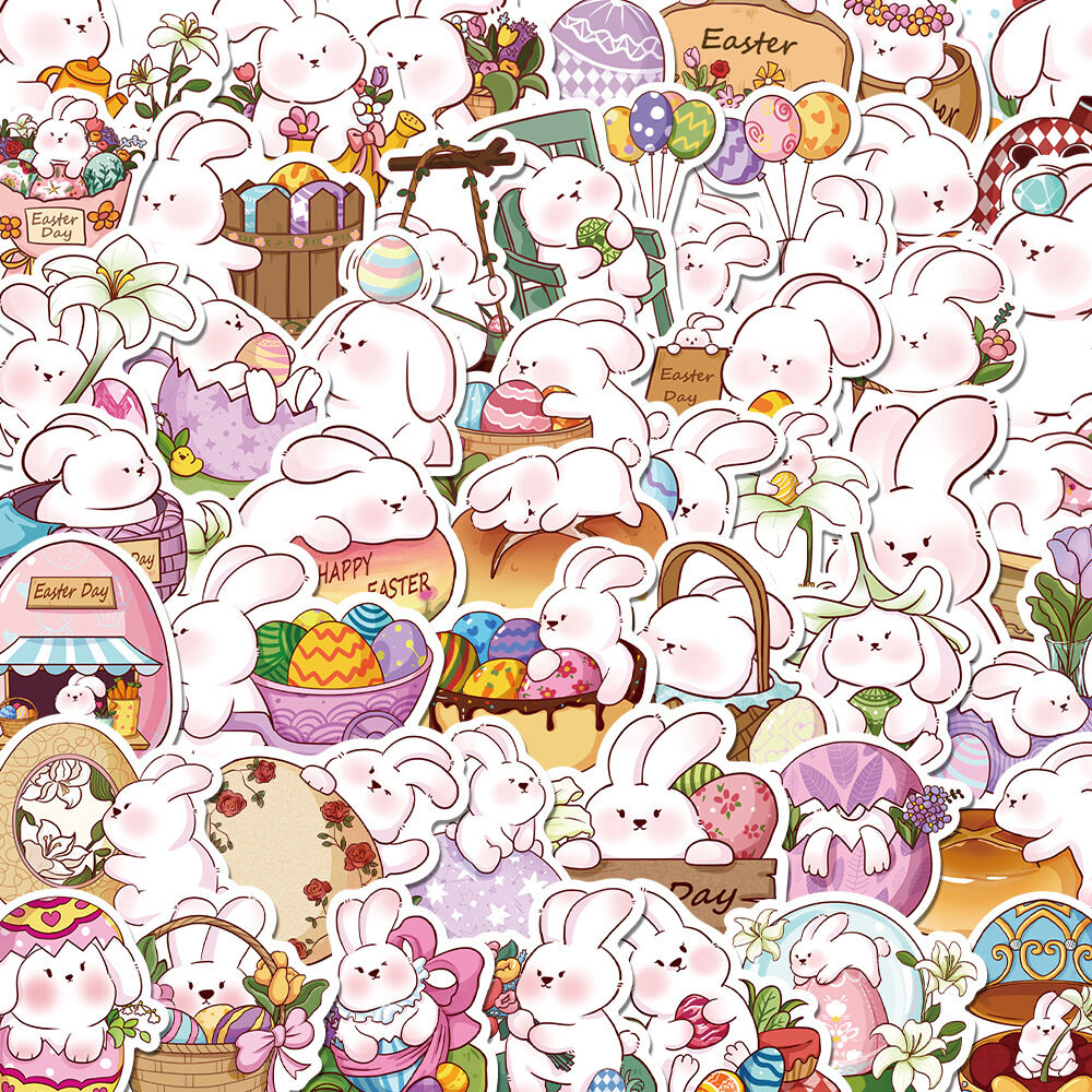 50 hình dán sticker chống nước dán sổ tay , bình nước