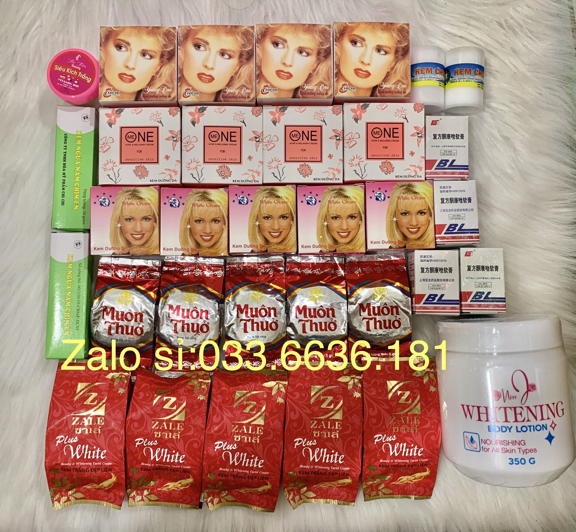 Combo kem trộn trắng da toàn thân nhanh theo công thức spa 3