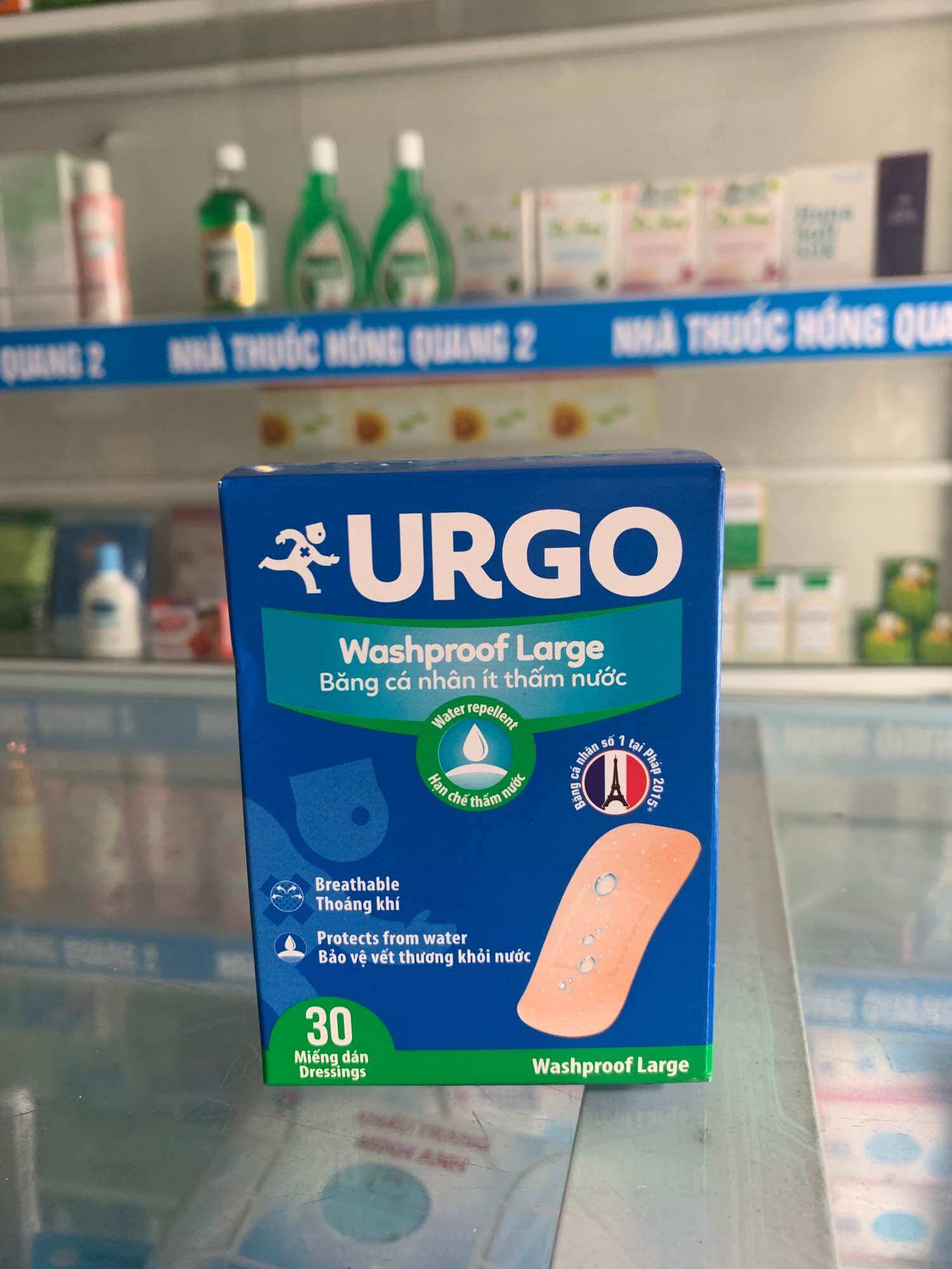 Băng cá nhân vải độ dính cao Urgo Durable