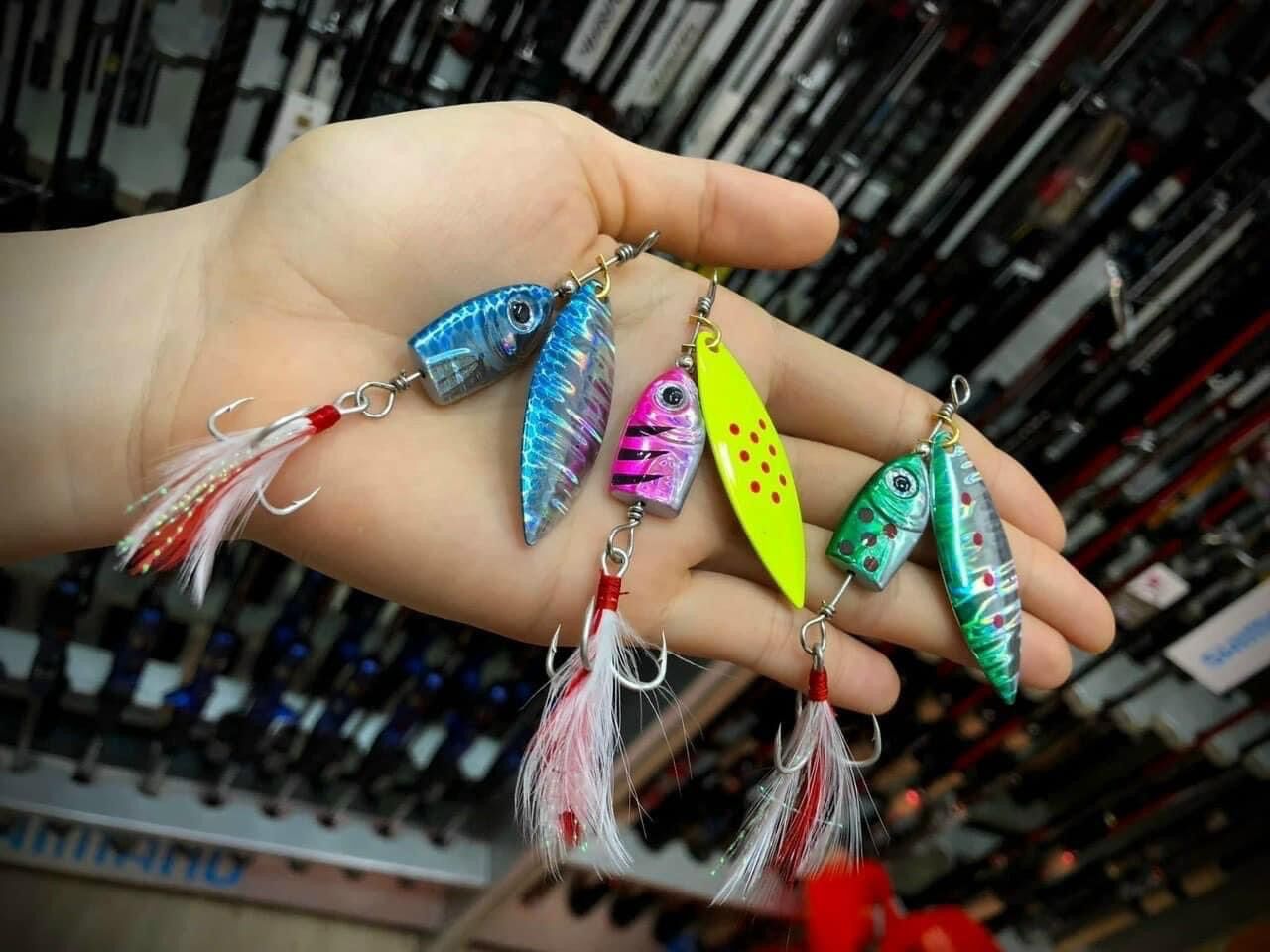Mồi spinner toman 14gr chuyên lure lóc