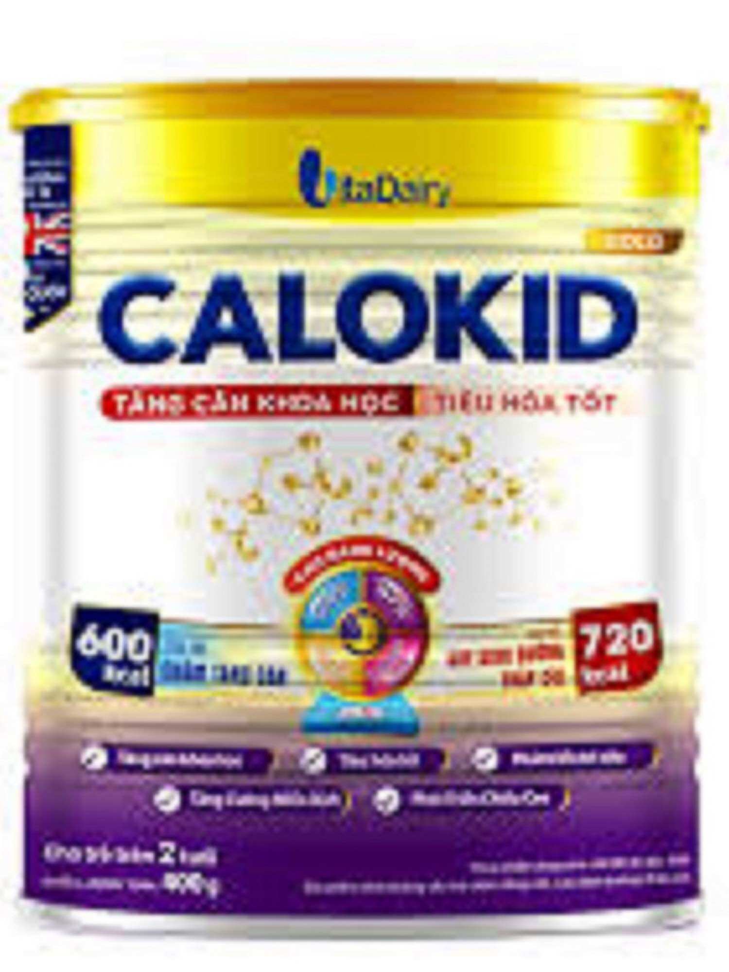 (Quét QR Tích Điểm) Sữa Bột CALOKID GOLD Số 0+ Lon 900g