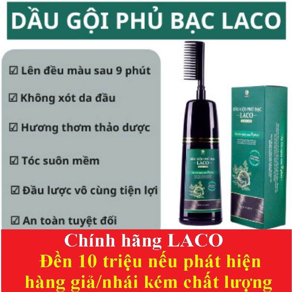 Dầu Gội Phủ Bạc LACO Chính Hãng