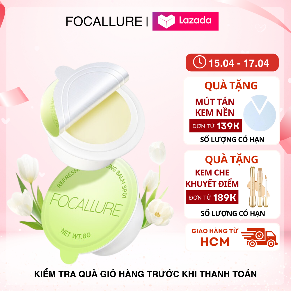 FOCALLURE Kem Tẩy Trang Làm Sạch Sâu Tức Thời Từ Thực Vật Dưỡng Ẩm/ Không Gây Kích Ứng/ Không Bết Dính 8g
