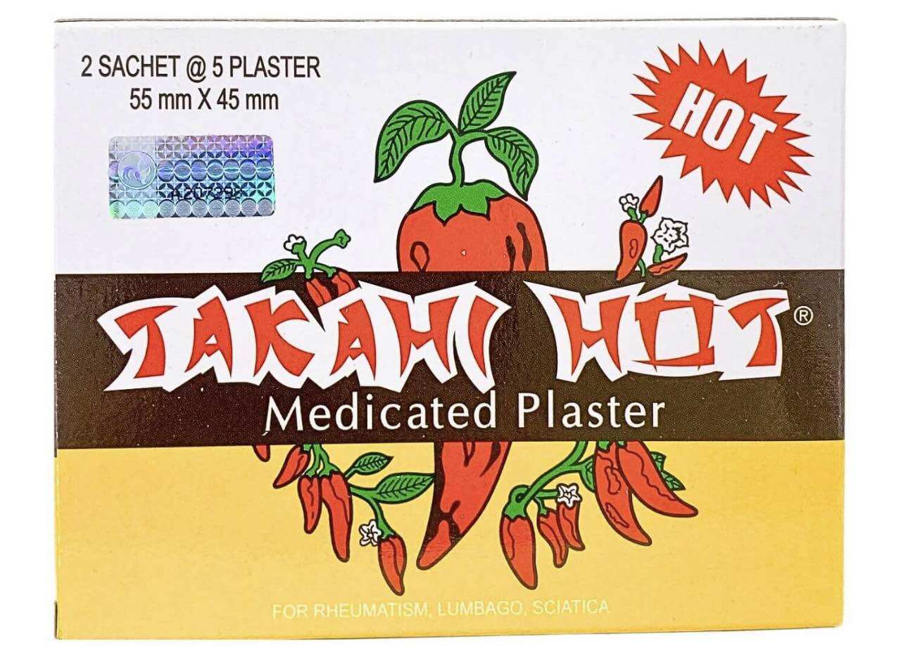 Miếng dán giảm đau Takahi hot , miếng dán ớt takahi hot