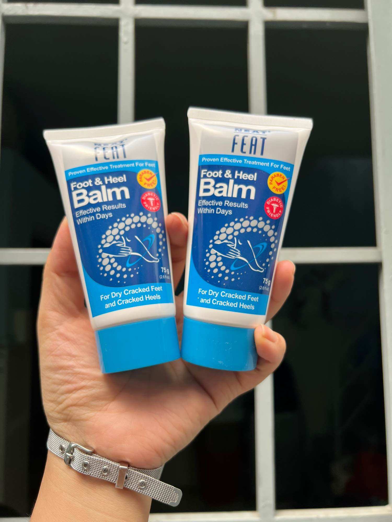 Kem hỗ trợ nứt thoa gót chân neat feat heel balm 75g.hàng xách tay úc