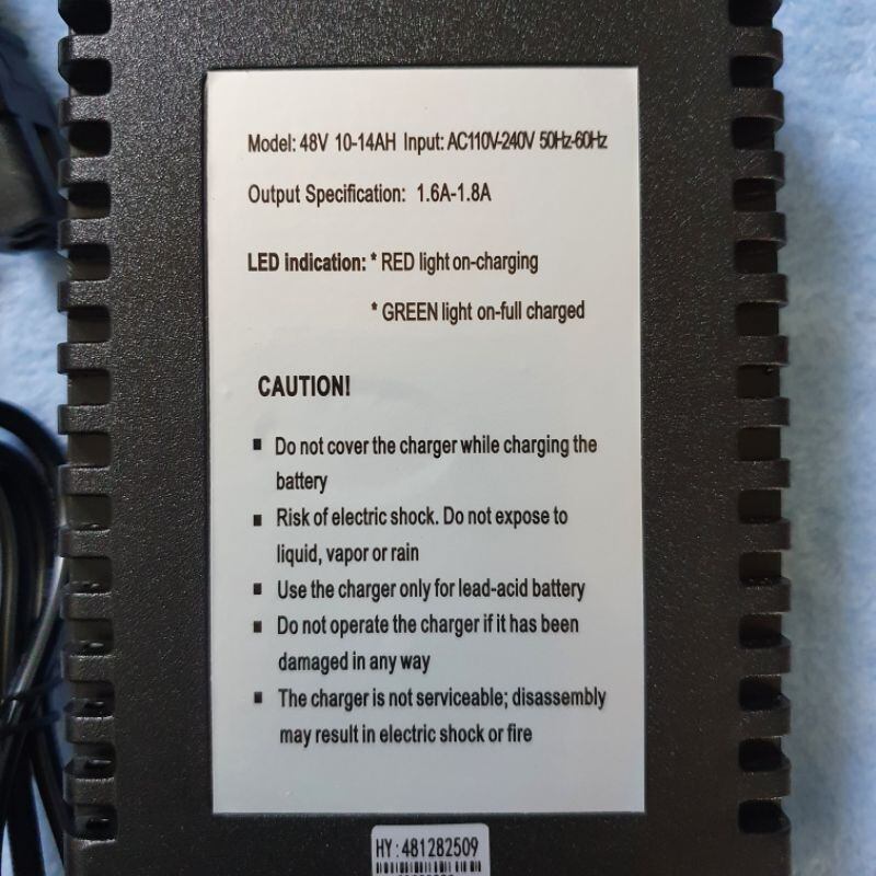 Sạc 48V 12Ah Pega - sạc xe điện